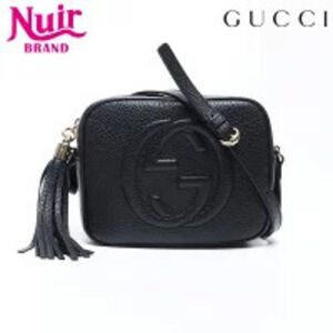 Gucci Soho Leather Shoulder Bag Black